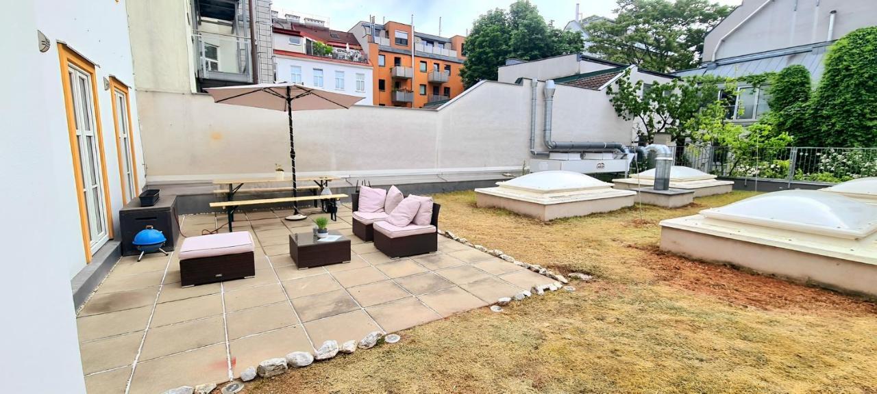 Wiener Buddha Style Flat With Inner Garden- Marzstrasse City Apartments Exteriér fotografie